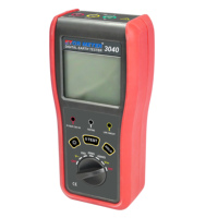 Méthode de fil ETCR EM3040 2/3, résistance 0.00Ω-2000Ω et testeur de résistance de terre numérique portable de tension ca/cc 0-300V