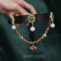 Aksesori DIY untuk Kalung Anjing Peliharaan, Kalung Gantung Snap, Aksesori Premium untuk Kalung Kucing, Aksesori Kalung Kucing