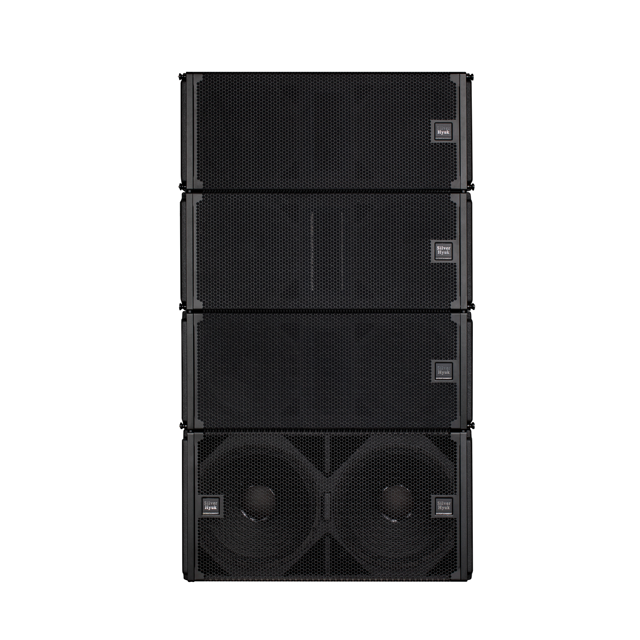 900W Dual 12-Inch Two-Way Line Array Professional for Wedding Disco Meeting Hall Passive Line Array Speakers