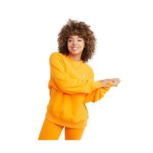 Sweat-shirts actifs pour femmes Champion à col rond en tissu inversé Couleur : Orange/Orange |   100% authentique - Product Image 3