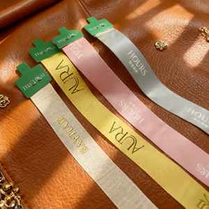 Cinta de Raso de Poliéster Personalizada con Logotipo Impreso, para Envolver Regalos, Decoraciones de Navidad y Cumpleaños - Product Image 5