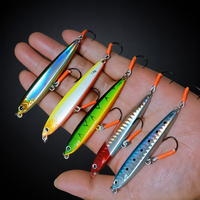Leurre crayon coulant ultra-longue portée, hameçon, pêche en eau douce, pour achigan, appât polyvalent
