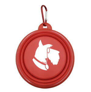 Collapsible Silicone Pet Food Grade Portable <b>Travel</b> <b>Dog</b> Cat <b>Bowl</b> With Carabiner - Product Image 3