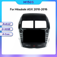Android 11 8core Car Multimedia avec GPS Pour Mitsubishi ASX 2010-2016 auto Video Radio Stereo system 4G WIFI GPS car-play
