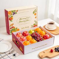 Boîte à fruits en deux parties multi-tailles avec plateau compartimenté pour l'expédition de produits frais, vente en gros en vrac – Direct Usine
