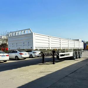 HSTAR 2025 Hot Sale High Quality Customized 3 Axles 12m 12.5m 40ton 50ton Semi Truck Trailers Length Side Wall Bulk Goods Cargo - Product Image 4