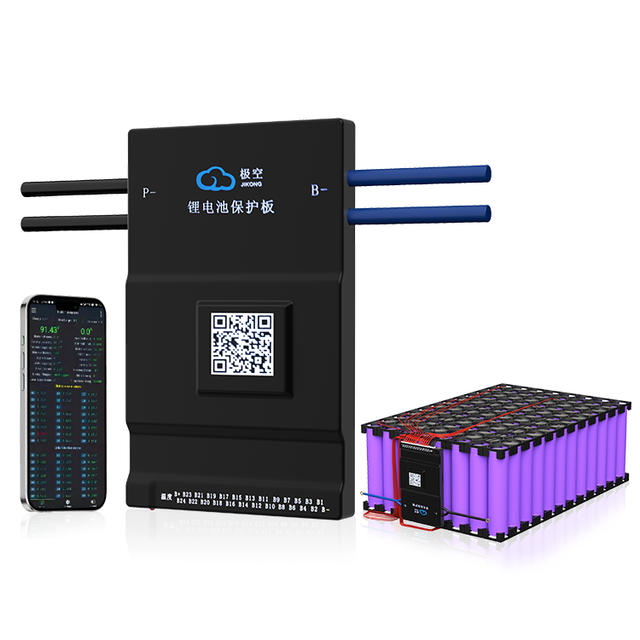 JKBMS B1A20S15P Li-ion Lithium Lifepo4 Lto Battery Bms 150A JIKONG BMS 150A Active Balance BMS 8S 20S 24v 48v 72v RS485 CAN HEAT