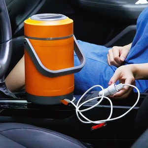 Calentador de Comida Portátil CHRT de Calentamiento Rápido <span class=keywords><strong>para</strong></span> Auto, Camión, Oficina, Viajes, Adultos, Lonchera, Contenedor de Acero Inoxidable - Product Image 4