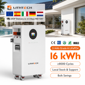 แบตเตอรี่เก็บพลังงานภายในบ้าน LITHTECH 51.2V พร้อมระบบจัดการแบตเตอรี่อัจฉริยะ (Smart BMS) 8000 รอบการใช้งาน ระบบสำรองไฟฟ้าพลังงานแสงอาทิตย์สำหรับที่อยู่อาศัย - Product Image 6