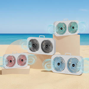 Ventilador Portátil para <span class=keywords><strong>Camping</strong></span>, Recargable de 1800mAh, Tres Velocidades, Enfriador de Aire, Pequeño, para Colgar, de Escritorio, para el Hogar - Product Image 6