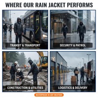 Veste de pluie personnalisée pour camping et randonnée, imperméable, respirante, avec coutures scellées et capuche, pour activités de plein air
