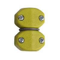 Raccord rapide durable pour tuyau d'arrosage de jardin 5/8 3/4 pouces, adaptateur de réparation en plastique femelle/mâle pour usage extérieur