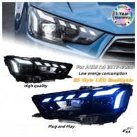 Ensemble de phares LED à faible consommation d'énergie, style RS, 12V, applicable aux AUDI A4 2017-2020, feux de jour et clignotants pour véhicules