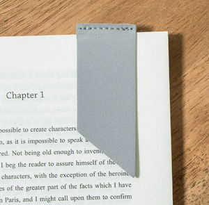 Classic Fabric <b>Bookmark</b> 30mm Width 80mm Length Beige Color With Stitched Edge For <b>Gift</b> Use - Product Image 4