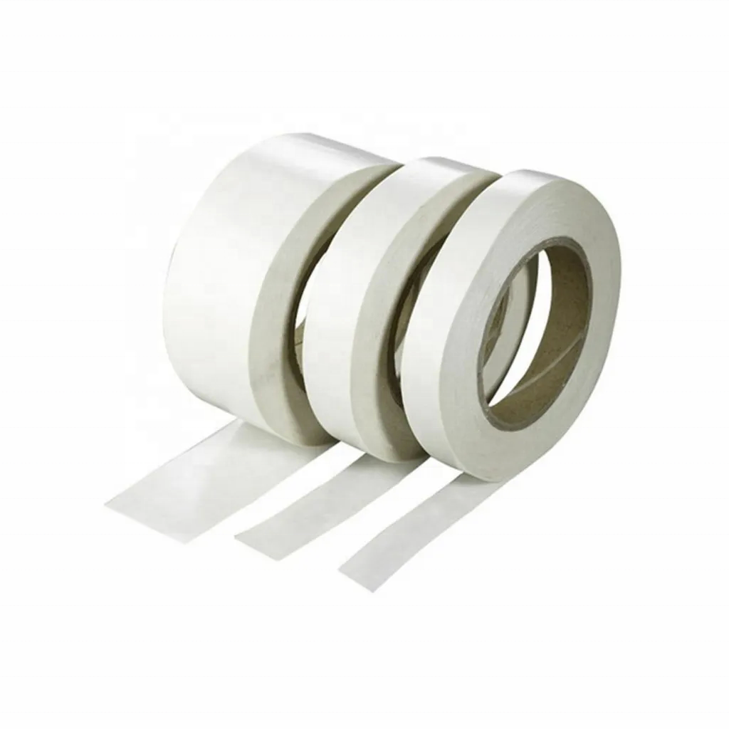 Customized White Acrylic Double Sided Tape High Viscosity Easy Tear Low Noise Hot Melt Adhesive for Office Use