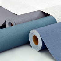 Rouleaux de papier peint autocollants, pelables et repositionnables, décoration murale moderne pour la maison, autocollant mural en PVC imperméable, finition lisse et écologique