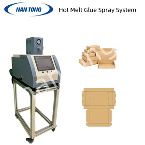 Système de pulvérisation de colle thermofusible Nantou 3200W 90x60x60cm, distribution automatique pour l'emballage de boîtes - Product Image 2