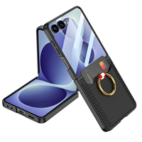 Coque de téléphone ultra-fine en TPU+PC, design sportif, avec anneau de maintien, antichoc, protection 360°, protection d'objectif pliable pour Z