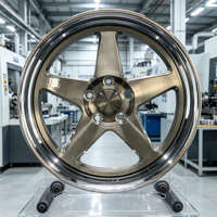 2 jantes en alliage forgé chromées personnalisées de 15, 17, 18 pouces 5x112/120 pour Audi A4 A5 A6 A7 A8 R8 Coupé Q3 Q5 Q7 Q8 BMW F22 220i M240i