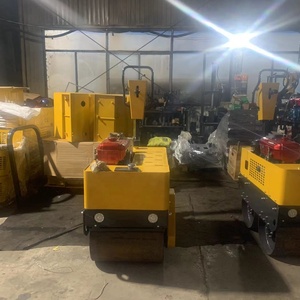 High Quality Hand Mini Road Roller Compactor Walking Type Hydraulic for Sale - Product Image 5