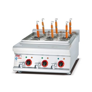 เครื่องทำพาสต้าแบบตั้งโต๊ะ OUTE OT-6 6 ตะกร้า สแตนเลส สตีล ใช้ไฟฟ้า AC 110-240V 6KW สำหรับทำเส้นก๋วยเตี๋ยว เหมาะสำหรับโรงแรม ร้านอาหาร - Product Image 2