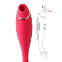 Leistungsstarker Saugvibrator Erwachsenen-Sextoy Massagestab mit Stoßfunktion Klitoris-Stimulation Sexspielzeug für Frauen Masturbationshilfe