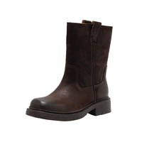 Bottines vintage pour femmes, légères, semelle en caoutchouc plate, printemps été