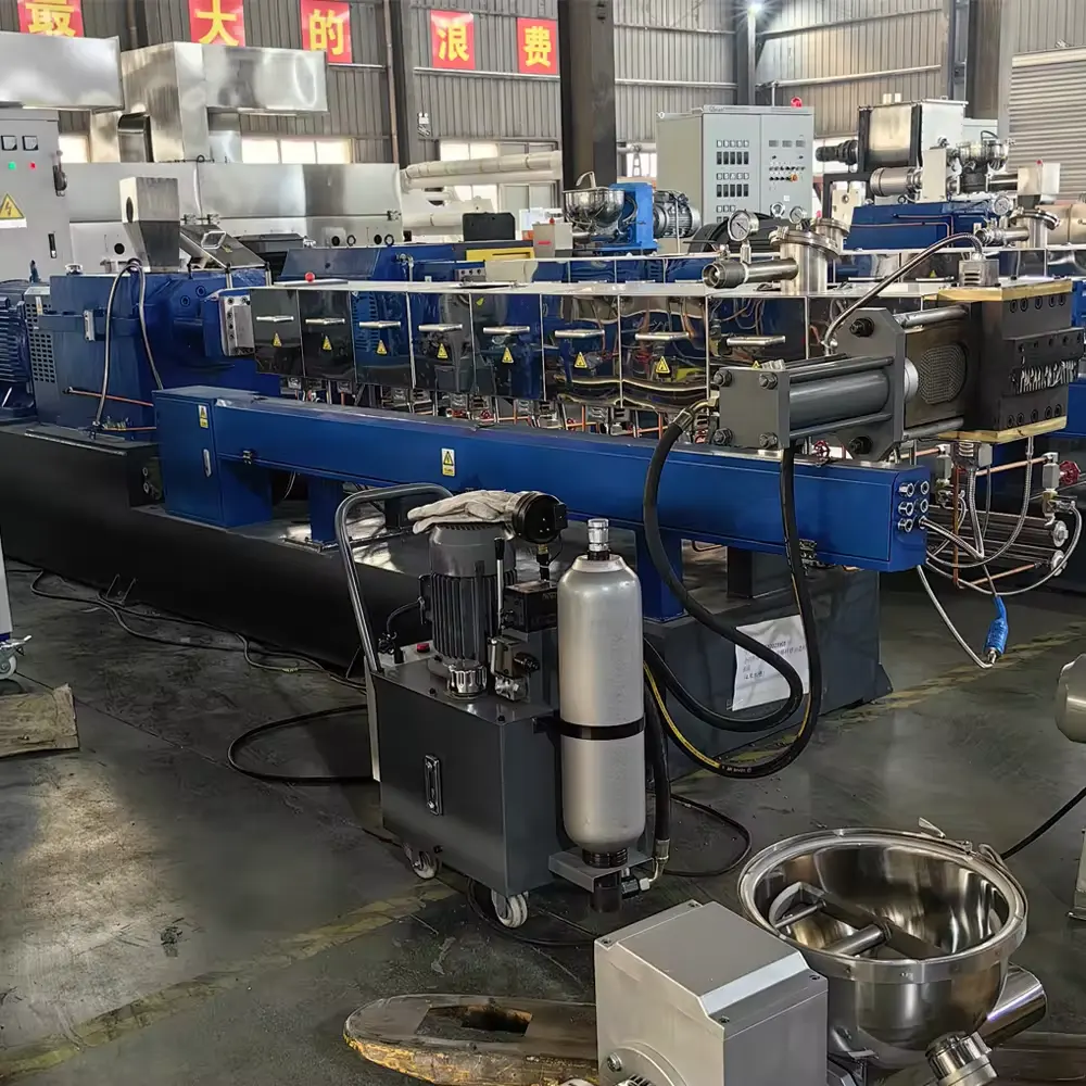 Máquina de fazer grânulos biodegradáveis PLA fabricante de máquina de pellets de plástico de mandioca/amido de milho