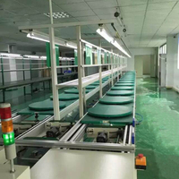Lini Produksi Sabuk Konveyor Perakitan TV LCD Profesional