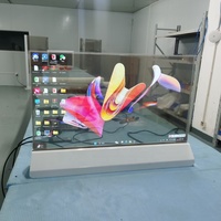 Écran tactile OLED transparent en verre de bureau de 30 pouces et 55 pouces Écran OLED transparent ultra fin