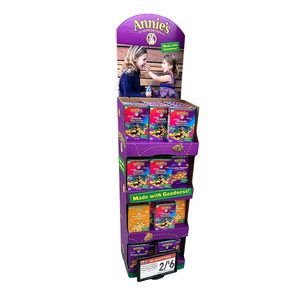 Displays Are Digital or <b>Physical</b> Promotions Pop Paper Food Cardboard Floor Display Rack Stands - Product Image 4