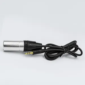 Vendita calda XLR da femmina a maschio Patch Cord HiFi cavo Audio Stereo cavo microfono 3.5mm cavo Stereo ausiliario
