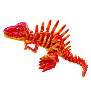Mini esqueleto articulado de Espinosaurio impreso en 3D, juguete de escritorio flexible con bisagras, regalo, producto de gran venta transfronterizo para todas las edades - Product Image 4