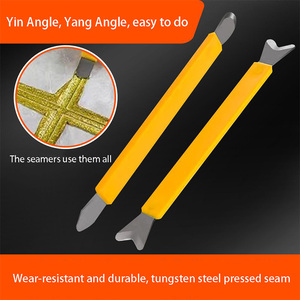 편리한 텅스텐 스틸 재봉틀 새로운 음양 각도 도구 전문 건설 긁기 타일 용접제 - Product Image 4