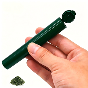 Tube en plastique rond PP à couvercle rabattable 117 mm, OEM ODM en gros, fabricant source pour l'emballage et le stockage d'échantillons cosmétiques - Product Image 6
