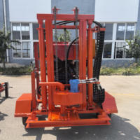 Foreuse de puits d'eau diesel DQ d'occasion, profondeur max. 300m, composants principaux : moteur, pompe, utilisation facile, mobilité, garantie 1 an