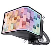 LOVINGCOOL 2026 Nouveauté Écran Ultra-large de 6,67 pouces Lecture Vidéo Affichage de la Température Refroidisseur d'Eau Liquide 360mm Boîtier PC Dissipateur de Chaleur CPU