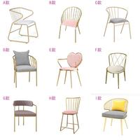 Meubles de salle à manger au design nordique de luxe Chaises modernes en velours pour salle à manger avec pieds en métal