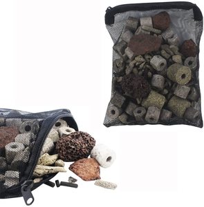 <span class=keywords><strong>Aquarium</strong></span> Filter <span class=keywords><strong>Media</strong></span> Zakken Met Rits Voor Actieve Kool, Biospheres, Keramische Ringen - Product Image 4