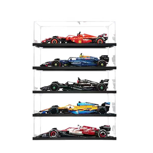 Espositore in Acrilico Stile Cinese per Modelli 42141 42207 42171 F1 Racing, Scatola Contenitore con Copertura Antipolvere, Facile da Montare - Product Image 4