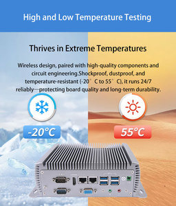 Computadora Industrial Integrada Robusta Sin Ventilador I5 8/10ª Gen. PC Industrial 2.5G Doble LAN 9-36V Amplio Rango <span class=keywords><strong>de</strong></span> Voltaje WiFi 6 Ranura SIM 5G 2 Puertos COM Remoto - Product Image 4