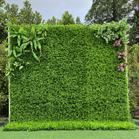 Mur de fleurs artificielles 3D en soie (roses et hortensias) de 2,4 x 2,4 m pour décoration de mariage, événements et photomaton - Vente en gros