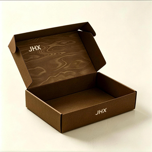 Custom Corrugated Board Folder <b>Box</b> with Varnishing for Business Shopping Promotion <b>Display</b> Packaging - Product Image 2