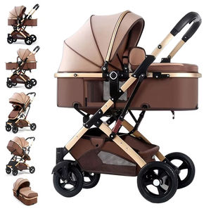 Großhandel China Fabrik Luxus Neugeborenen Kinderwagen Reise Buggy Faltbarer Baby-Kinderwagen Kombikinderwagen 3 in 1 mit Autositz - Product Image 1