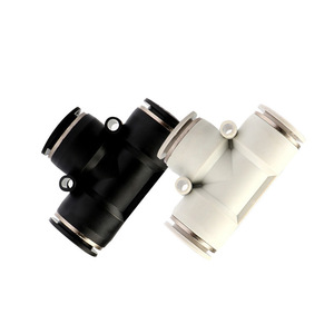 Raccordi per Tubi Pneumatici Serie PE e PUT, Connettore a <span class=keywords><strong>T</strong></span> a 3 Vie in Plastica per Tubi PE - Product Image 4