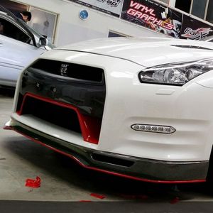 ลิ้นกันชนหน้าคาร์บอนไฟเบอร์ทรง Revozport สำหรับ GTR R35 ปี 2008-2016 แบบ Bolt-On - Product Image 3