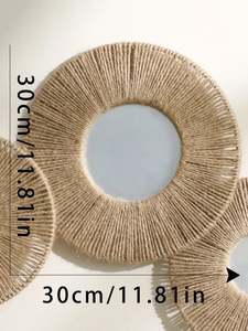 Tapete Boho Korbe (Boho) Rotin Blume Hangend Vintage Haus Akzent Dekor Adrett Outdoor Home Styling Artikel Design - Product Image 6