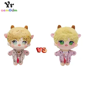 Fait sur mesure 5cm 20cm 40cm peluche idole poupée personnalisé Anime peluche figure jouets jouets en peluche corée Kpop étoile poupée peluche jouet