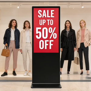 Kiosque tactile horizontal Android Alihh 43 <span class=keywords><strong>pouces</strong></span>, écran vidéo, support autoportant pour magasin de détail, animation - Product Image 1