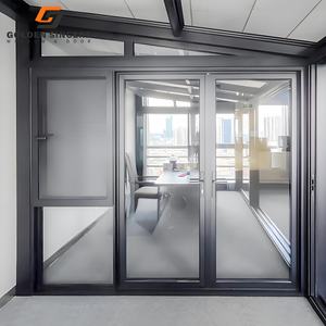 Porte battante en aluminium à simple vitrage de haute qualité GS pour usage de bureau - Product Image 3